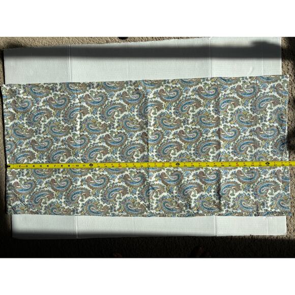 2xLauren Ralph Lauren Standard Multicolor Paisley Cotton Pillow Cover Green Blue - Picture 3 of 16